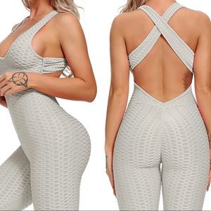 Sexy Butt Lifting Workout Yoga Jumpsuit NWOT
